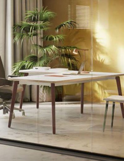 muebles oficina timber galeria 2 400x516 - Mesas de despacho TIMBER Zaragoza